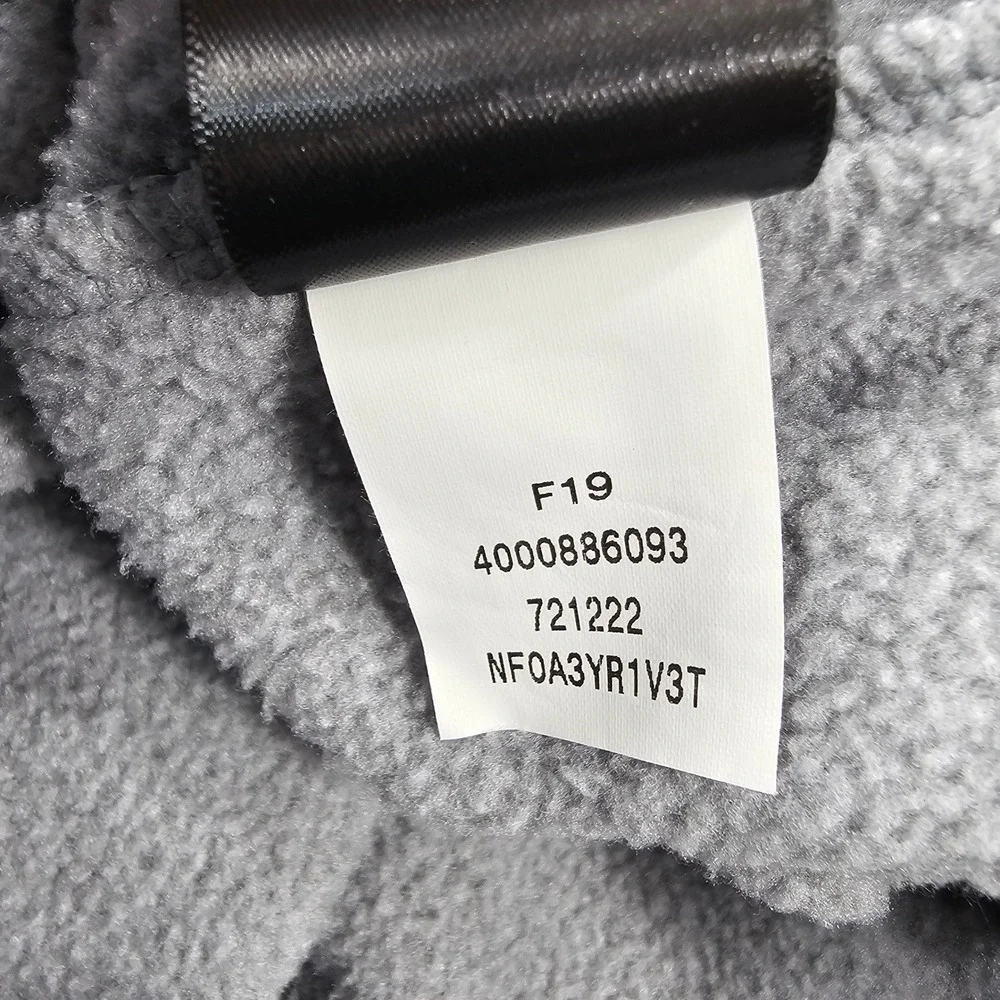 The North Face Cap Rock Pullover Mens XXL Gray 1/4 Zip Fleece Textured Jacket